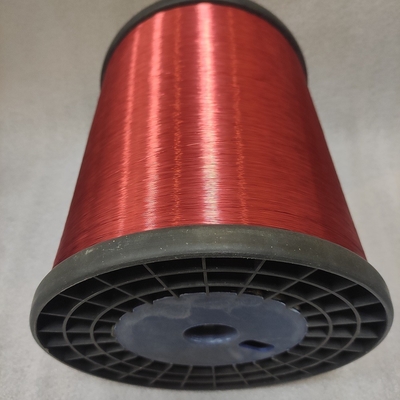 AIW 0.15mm Class H Coated Magnet Wire Red RFID Transformer Copper Round Wire