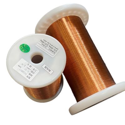 0.07mm Self Adhesive Enameled Copper Wire Grade 2B Solvent For Speaker Voice Coils