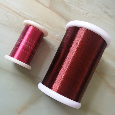 0.08mm Enamelled Round Copper Wire Heat Bondable Self Bonding Wire IEC