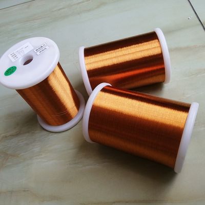 Polyester Enameled Copper Clad Aluminum Wire Grade 155 Hot Air Or Alcohol Soluble