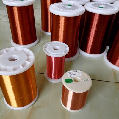 0.09mm Polyurethane Self bonding Enameled Copper Wire With Solid Conductor Magnet Wire