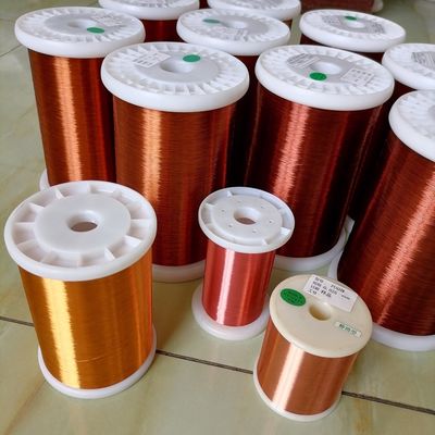 46 AWG Polyester Enameled Copper Wire Alcohol Soluble Solid Magnet Copper Wire