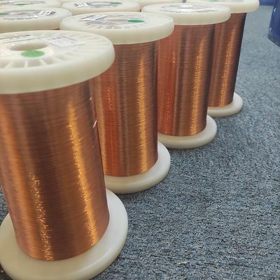 0.075mm Self Adhesive Enameled Winding Wire Class 220 Hot Air Bonding