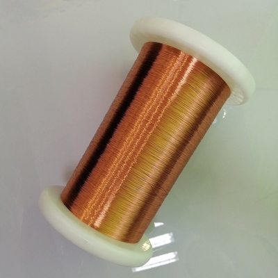 Polyesterimide Round Copper Enameled Wires Self Bonding 0.075mm