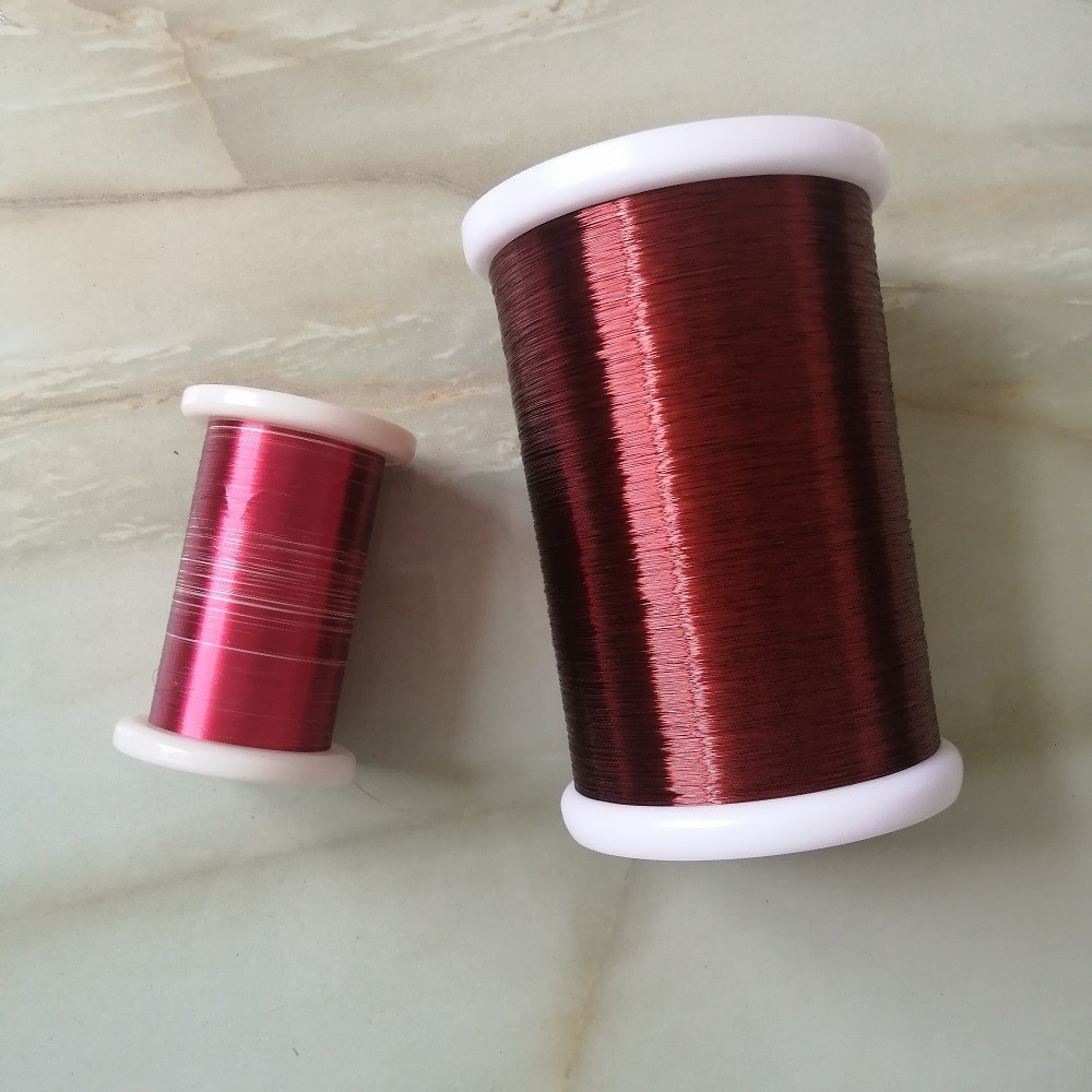 Class 200 0.1mm Enameled Wire Self Bonding For Stator Windings