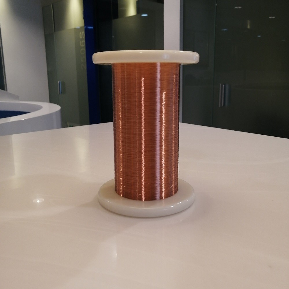 Class 200 0.1mm Enameled Wire Self Bonding For Stator Windings