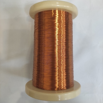 0.12mm Awg36 Enamel Coated Copper Wire Hot Wind Self Bonding For Frameless Coil