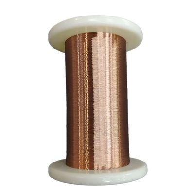 Class H Self Bonding Coated Copper Round Wire AWG 33 Solderable Wire For Motor