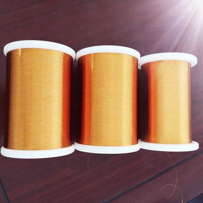 0.07mm Enamelled Round Copper Wire Self Adhesive Polyamideimide Composite Polyester