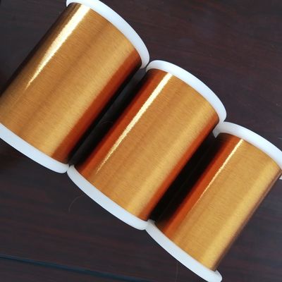 Self Adhesive Polyurethane CCA Enameled Round Copper Wire 0.085mm Class 130/155