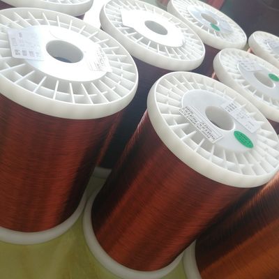 0.22mm Enameled Copper Magnet Wire Red Color High Temperature Enamelled Wire