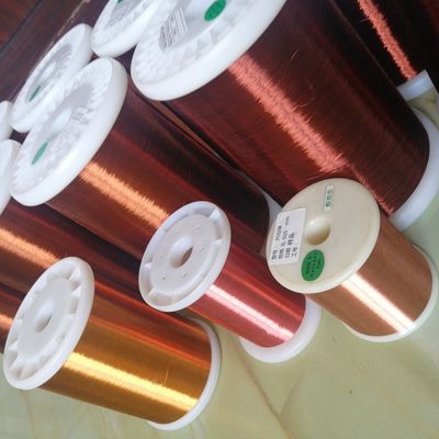 0.09mm Polyurethane Enameled Copper Wire Solderability Self Bonding Wire