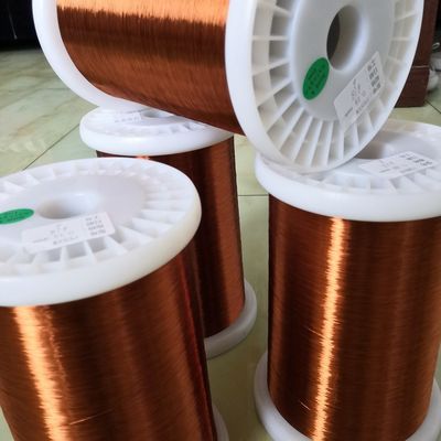 EIW Polyesterimide Enameled Copper Wire 0.08mm Self Bonding Enameled Copper Wire