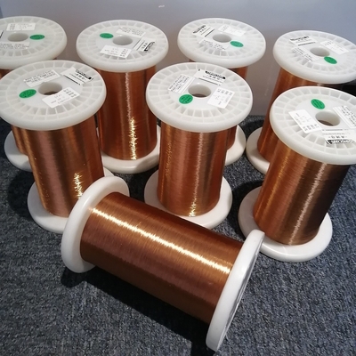 Self Adhesive Coated Magnet Copper Winding Wire Natural Color For Transformers