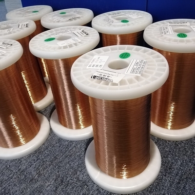 EIW Round Solvent Copper Enameled Wire 0.34mm Polyesterimide Insulation