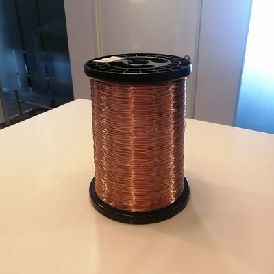 Hot Wind Thick Film Enameled Copper Winding Wire 41AWG Self Adhesive